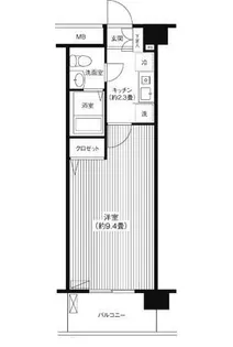 ル・ポローニア【4階】の間取り