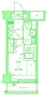 セジョリ横浜WEST2【2階】の間取り