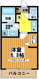 セジュール菊野台【2階】の間取り