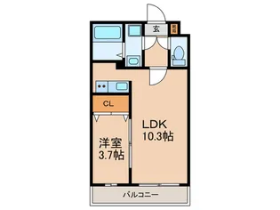 PREMIAGE室見【3階】の間取り