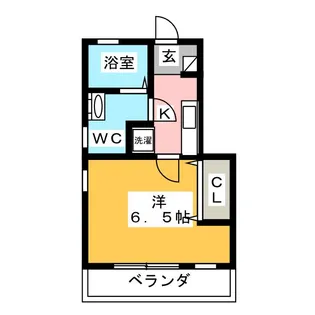 フォンテーヌA【1階】の間取り