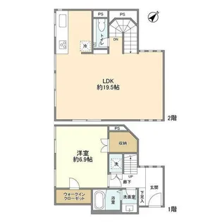 F K Daikanyama【1階】の間取り