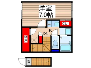 MIUふじみ野【2階】の間取り