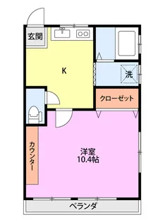 コーポリラ【2階】の間取り