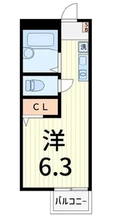 カサリージュII【2階】の間取り