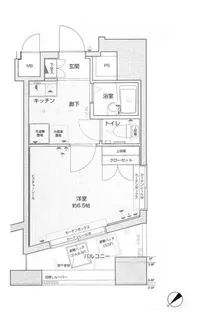 ラグジュアリーアパートメント中目黒【6階】の間取り