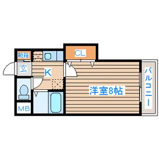 コーポ麿【1階】の間取り