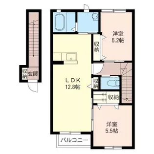 メゾン・ラカージュ V【2階】の間取り