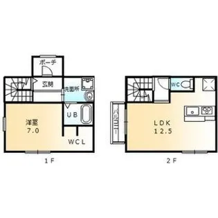 アンティーブ B棟の間取り