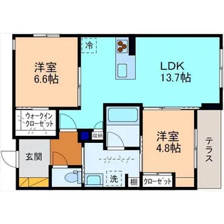 リオ・ブランコ【1階】の間取り