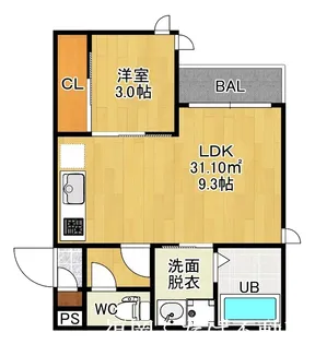 GRANDTIC桜並木【2階】の間取り