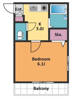 ウィンド・パル【3階】の間取り