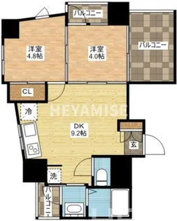 ジプソフィラ【7階】の間取り