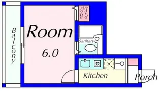 ドミノ石山【3階】の間取り