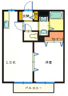 フォーシーズンII E棟【1階】の間取り