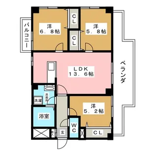 三和ビル【5階】の間取り