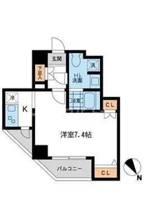 ダフィット駒込【6階】の間取り