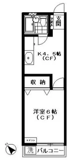 コーポ三栄【2階】の間取り