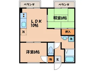 サンライツ河原町の間取り