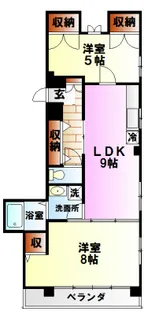 保高ビル【2階】の間取り