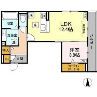 江向Park【1階】の間取り
