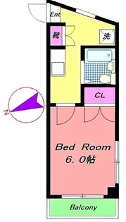 プリミエール読売ランド【2階】の間取り