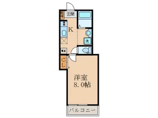 YOレジデンス【1階】の間取り