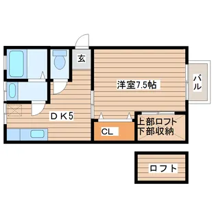 グレートハウス【1階】の間取り