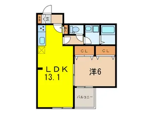 L-CUBE 目白【3階】の間取り