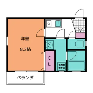 アリヴィオ東苑【1階】の間取り