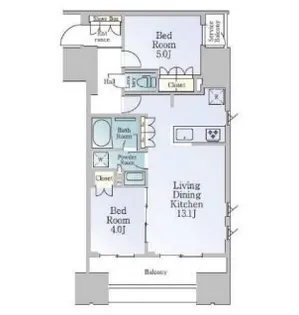 ルフォンブランシェ品川南大井【3階】の間取り