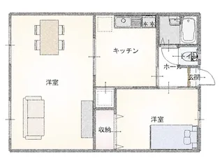 Salt田中町【1階】の間取り