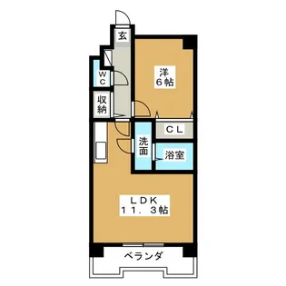 ル・グラン【4階】の間取り