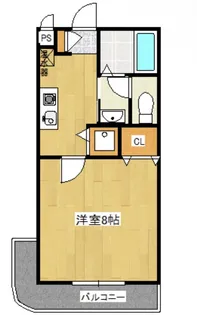 リーガルコート山本駅前【3階】の間取り