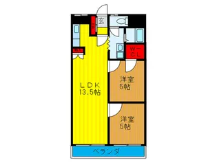 三松マンション【4階】の間取り