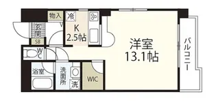 ヴェル袋町公園【7階】の間取り