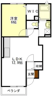 メゾン・フレーシュA棟・B棟【1階】の間取り