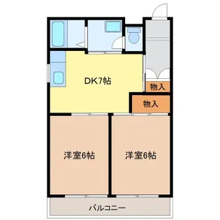 ヴィクトリアンズME10(メイトウ)【3階】の間取り