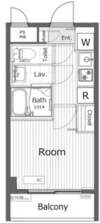 カテリーナ梅ヶ丘【3階】の間取り