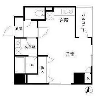 セントラル横浜【3階】の間取り