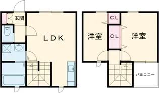 シアハウス三ヶ森の間取り