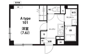 リブリ・クレヨン【1階】の間取り