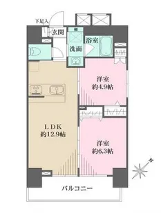 CrestHill文京千石(クレストヒル)【9階】の間取り