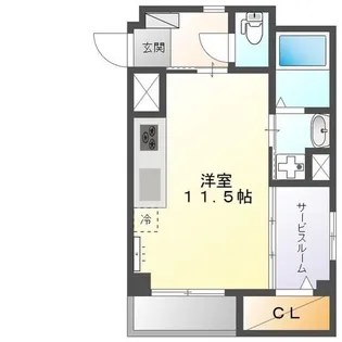 グリーン テラス タマ【3階】の間取り