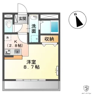 アムール【2階】の間取り