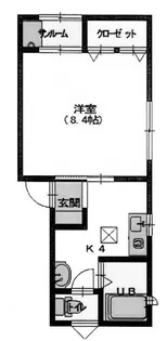 ハイツ・FU【2階】の間取り