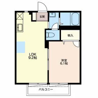 メゾン エスポワールA【2階】の間取り