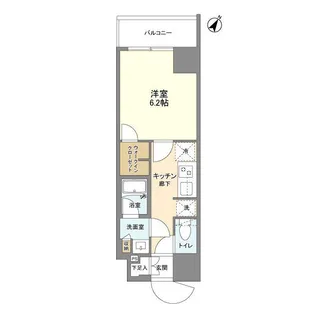 ブランシエスタ浅草千束【2階】の間取り