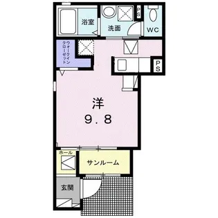 ココ・ラシック【1階】の間取り