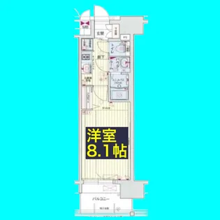 プレサンス大須観音駅前【3階】の間取り